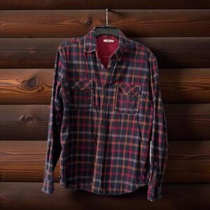 Carbon 2 Cobalt Vintage Flannel Size Medium